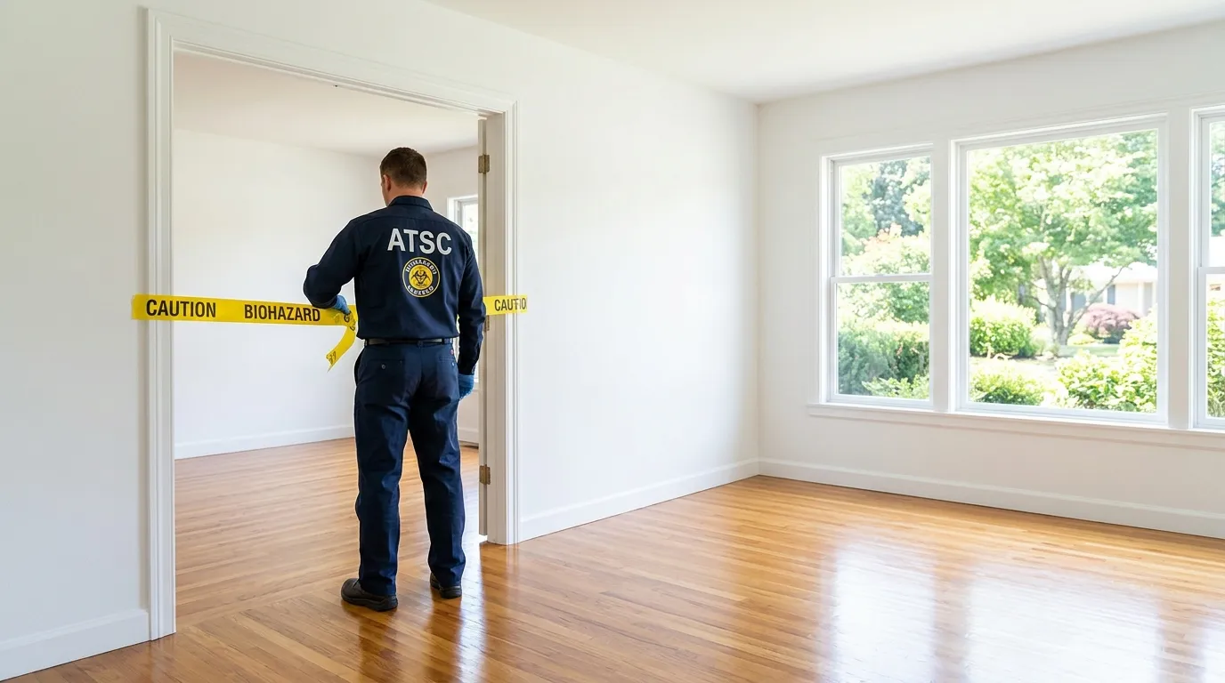 Certified biohazard cleanup crew performing Crime Scene Cleanup in Fallsburg